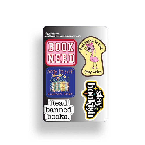 Book Lover Sticker Sheet