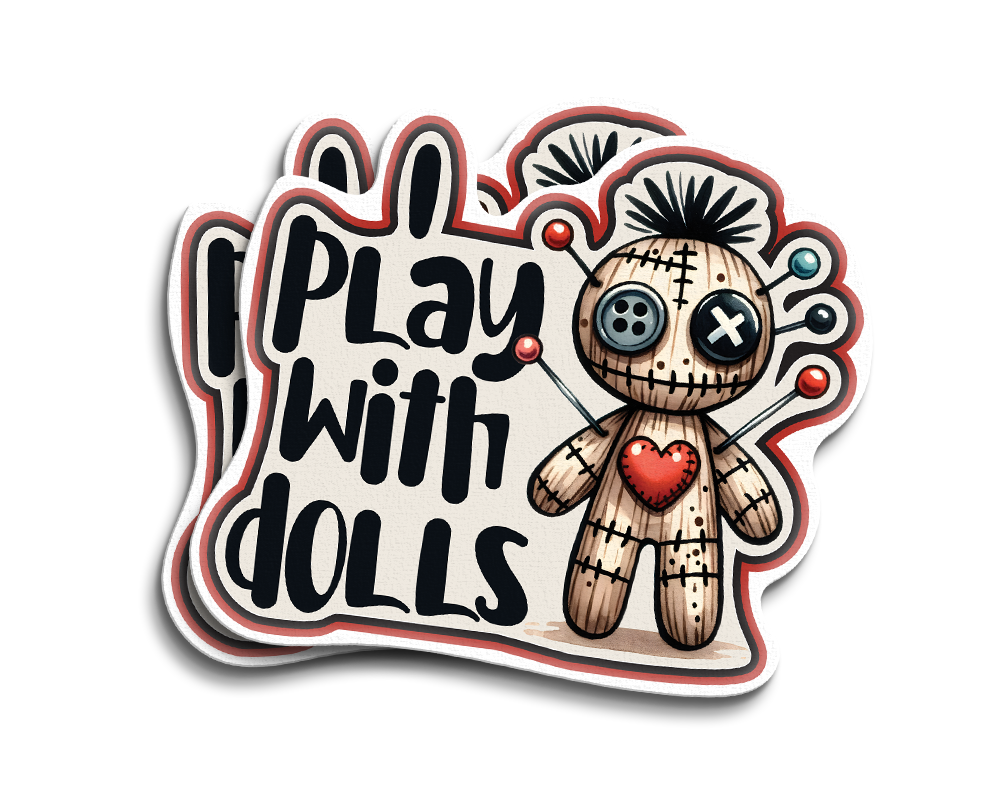 Voodoo Vinyl Sticker