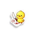 Violent Duckie Vinyl Sticker