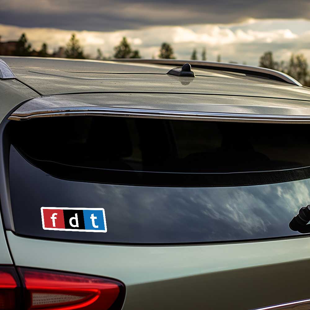 FDT - NPR Parody Vinyl Sticker