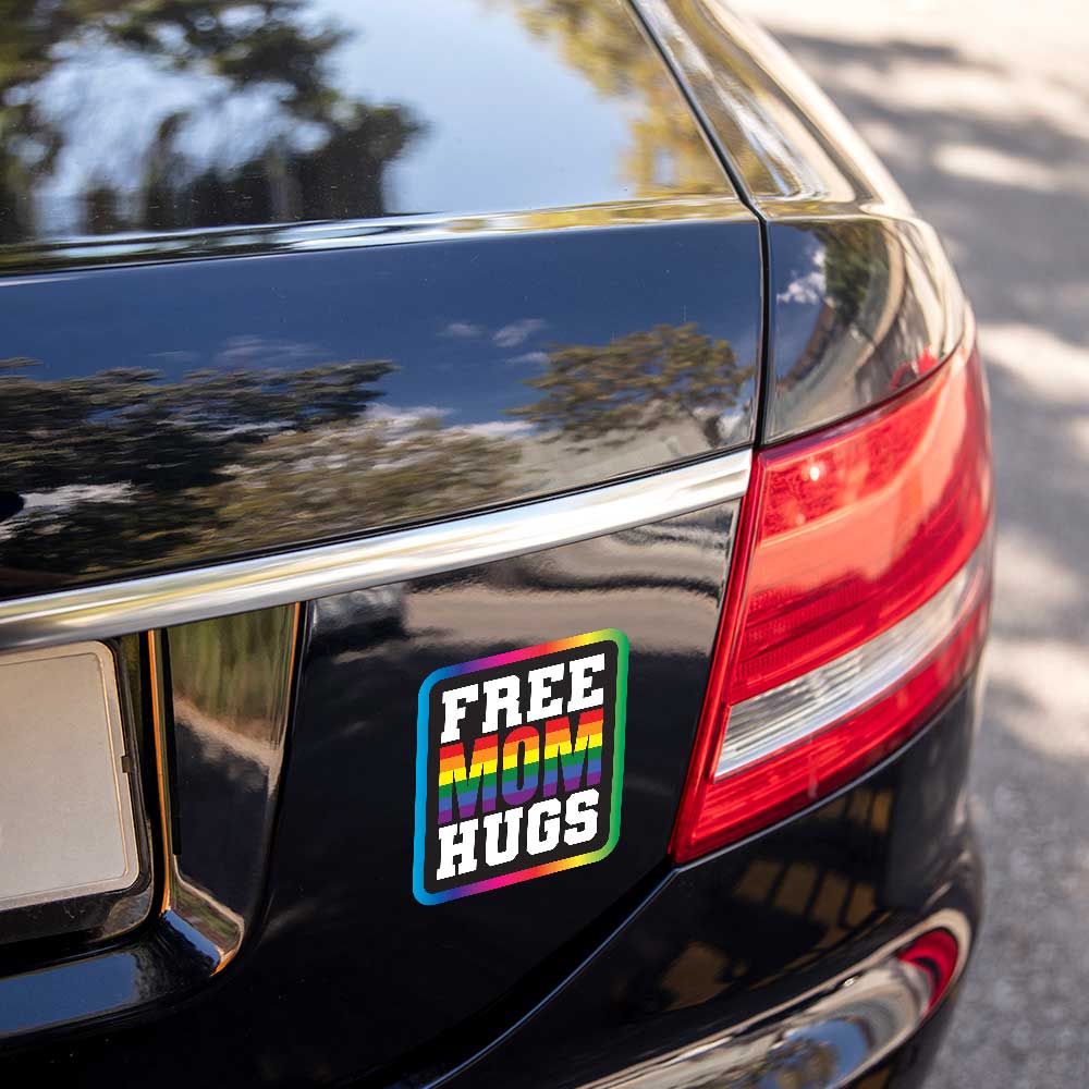Free Mom Hugs Vinyl Sticker