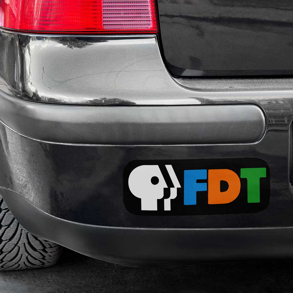 FDT - PBS Parody Vinyl Sticker
