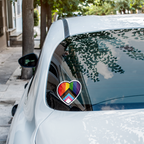 Pride Heart Vinyl Sticker