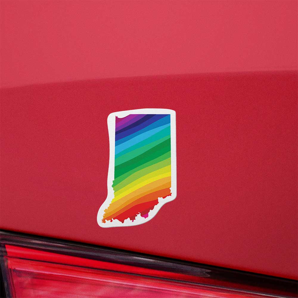 Indiana Pride Vinyl Sticker