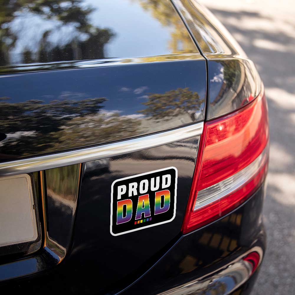 Proud Dad Vinyl Sticker