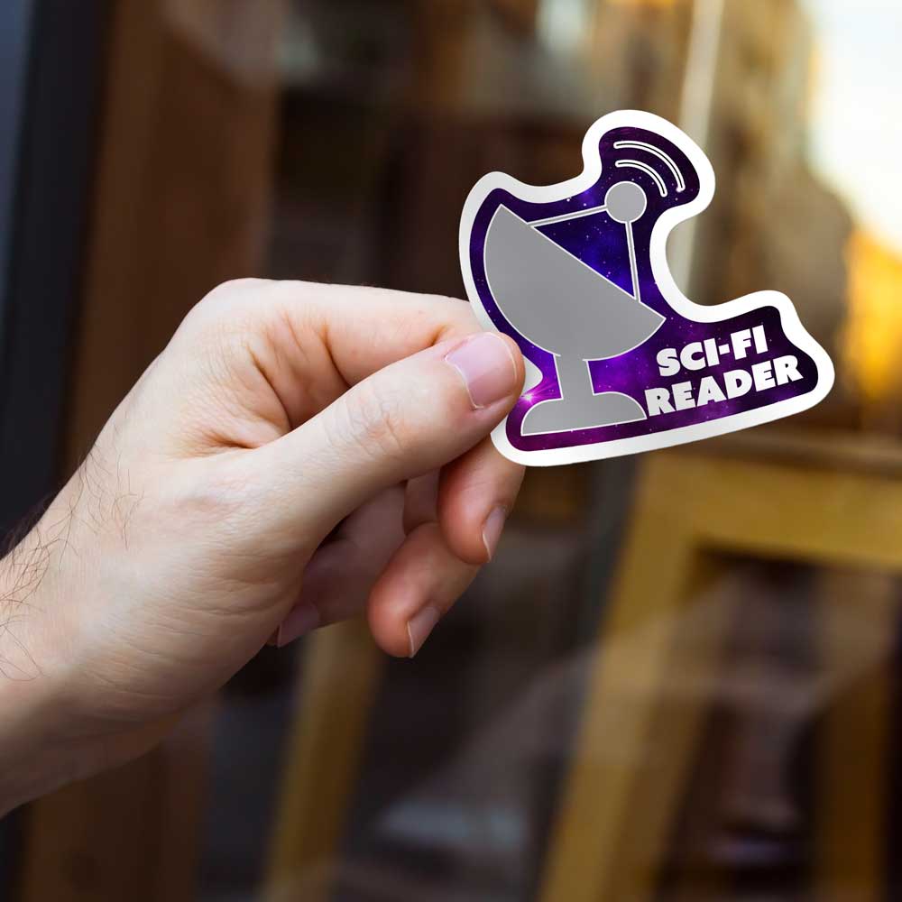 Sci-Fi Readers Vinyl Sticker