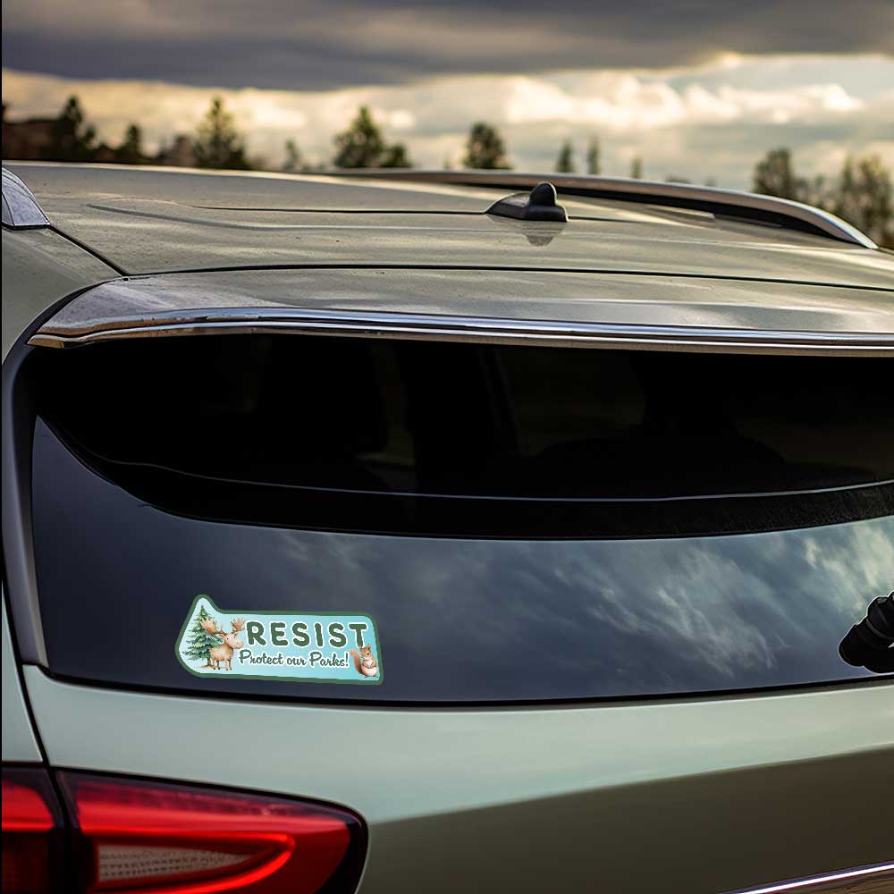 Protect Our Parks Vinyl Sticker